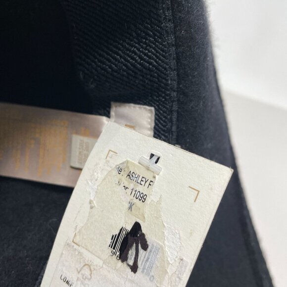 Brixton Ashley Felt Hat Black Wool One‎ Size Womens Festival Boho - Picture 9 of 11